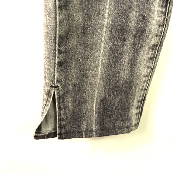 Good American Women High Rise Split Hem Grey Black Wash Jeans 4 / 27 - Picture 3 of 5